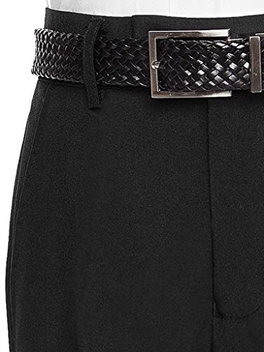 RGM Boys Pant with Two Side Two Back Pockets Non-Elastic Waistband, Slim Pants for Boys Goes with Any Shirt Suit Jacket2