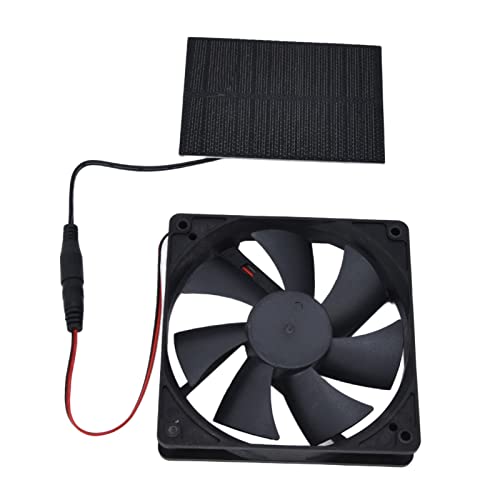 Zerodis Solar Panel Powered Fan Mini Ventilator 3W Exhaust Fan for Greenhouse Chicken House Outdoor Ventilation Equipment Ventilator - Image 2