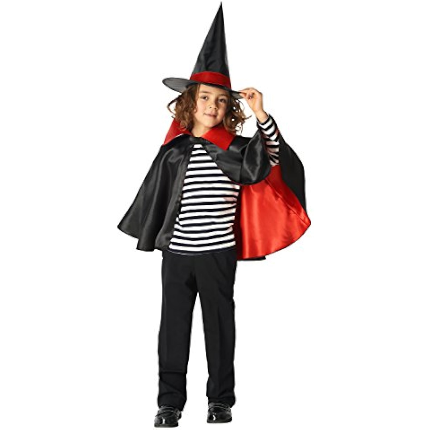 クリアストーン(Clearstone) コスプレ ハロウィン 2カラーリバーシブルマント リバーシブル キッズ ユニセックス レッド 詳細画像5