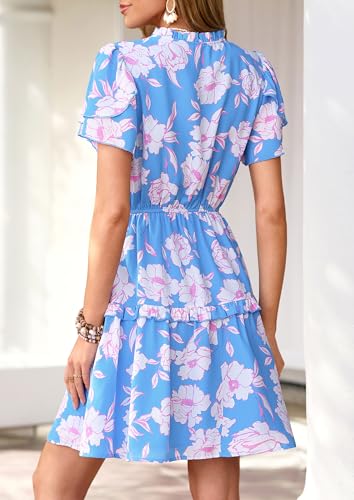 Image of PRETTYGARDEN Womens Summer Floral Beach Dresses