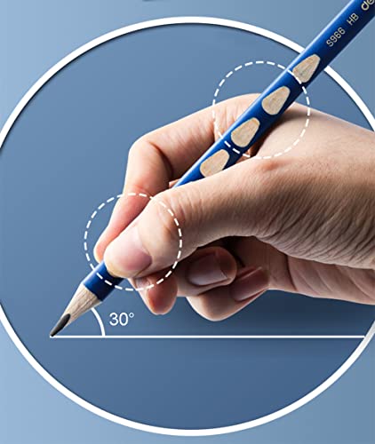 Lápices gruesos triangulares de grafito pack x12 miniatura 4