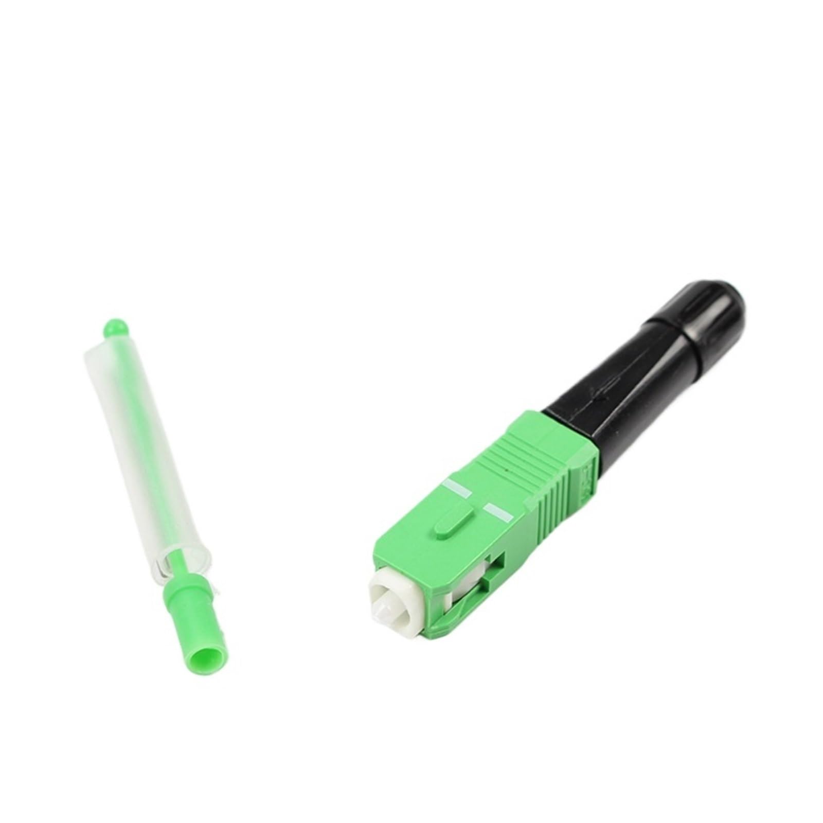 Connecteurs de fibre optique à fusion chaude SC APC, 100 pièces, à bas prix, à assemblage rapide sur le terrain FTTH