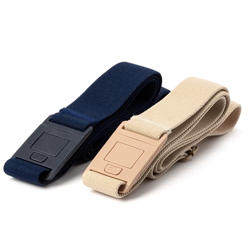 Image of Womens Belts for Jeans, Invisible Flat Buckle Belt, Adjustable Stretch Fit | Adjustable Invisible Belt with Flat Buckle, No Bulge, Comfortable All Day Fit for Jeans, Pants and Dress