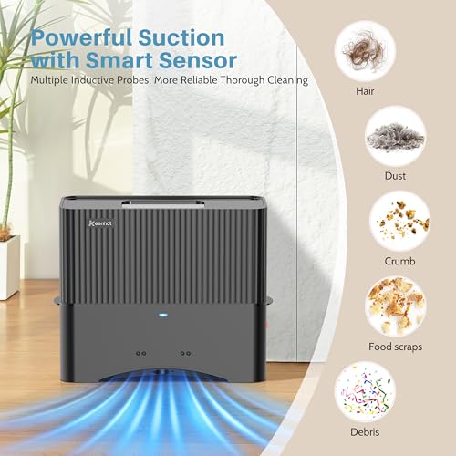 Image of Touchless Vacuum Automatic Dustpan, 20Kpa Suction, Compact Baggless Design