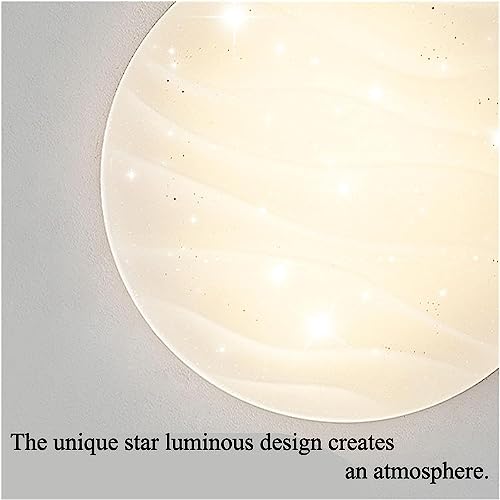 Plafonnier LED dimmable 40cm rond en bois moderne pour un éclairage sur mesure - 3