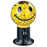 Smile Gumball Machine for Kids - 8 3/4'' Candy Dispenser - Bubble Gum Machine - Candy Machine - Coin Bank - Gumball Bank for Good Behavior Classroom Reward, Birthday Gift Holiday Gift, Candy Buffet