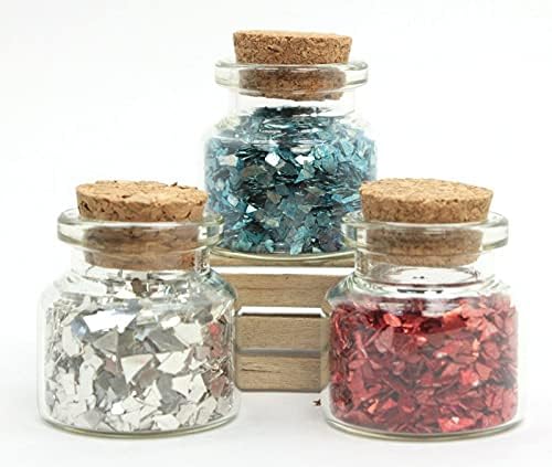 Meyer Imports Different Color Blended German Glass Glitter Sets Super Shards Set of Glitters Popular Different Grit Sizes