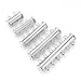 BEADNOVA Assorted Silver Plated Multi Strand Slide Magnetic Tube Clasp for Necklace Jewelry Findings