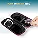 Tangoner Double Eyeglasses Case Hard Shell Dual Sunglasses Organizer with Zipper Closure Travel Eyewear Storage for Vehicle (Hot Pink)