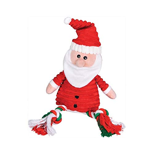 Doogy Peluche Père Noel Corde Sonore pour Chien 45 cm Cover