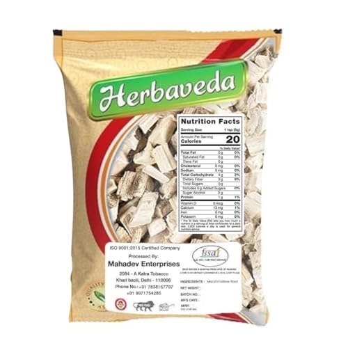 Image of Herbaveda- Marshmallow Root 200g | Resha Khatmi | Althaea Officinalis