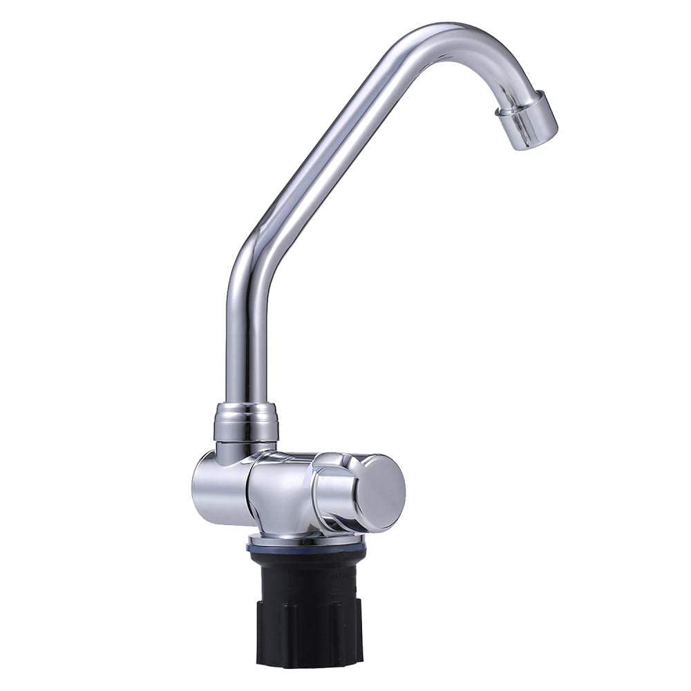 Grifo giratorio 360 LWX para fregadero de caravanas barcos y autocaravanas de agua fría