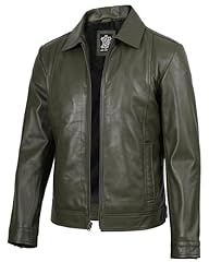 Wiiick - Green Leather Jacket