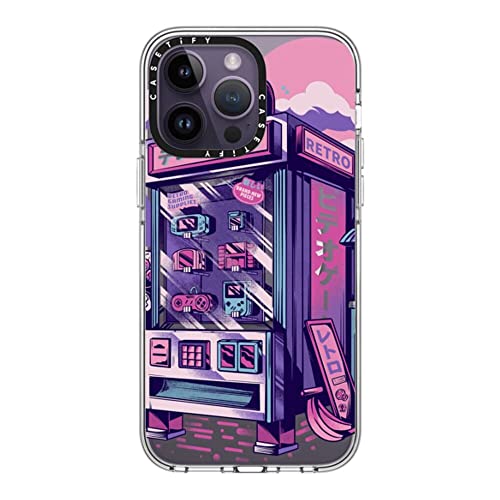 Coque transparente iPhone 14 Pro Max MagSafe antichoc CASETiFY motif rétro vintage