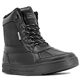 Nautica Mens Lockview Sherpa Fur Insulated Weather-Resistant Snow Boot-Black 3 Sherpa-10