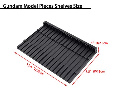 Pomer Gundam Model Pieces Shelves Tool Stand Holder Rack,11.4X7.5Inch Plastic Tool Drawer Storage Container For Aciton Figures Model Making Accessories Diy(1 Pcs) #TOP1