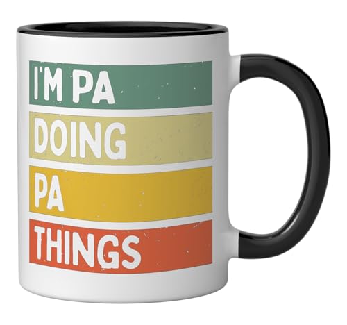 Taza Cerámica Personalizada Negra y Blanca 11 onzas miniatura 2