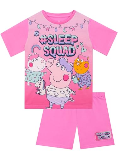 Peppa Pig Pajamas, Short Sleeve Girls Pajamas, Pajama Set For Summer, Kids Pj Sets
