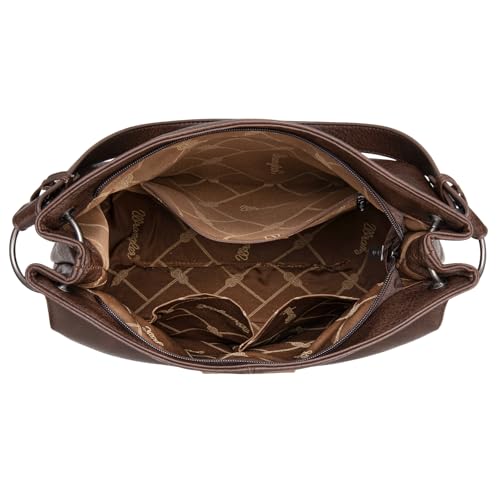 Image of Wrangler Hobo Bags for Women Vegan Leather Top Handle Shoulder Purses and Handbags