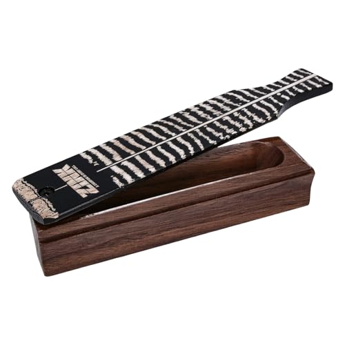 Zink Hick Talker Box Call for Turkey Hunting | Durable Precision-Built Hand-Tuned Double-Sided Friction Turkey Call with Walnut Bottom and Hickory Paddle