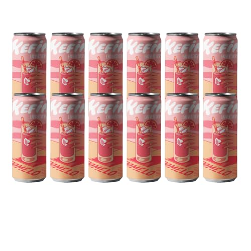 Kéfir Eau Vertueuse Gingembre Curcuma - Pack de 12 bouteilles de 33 cl