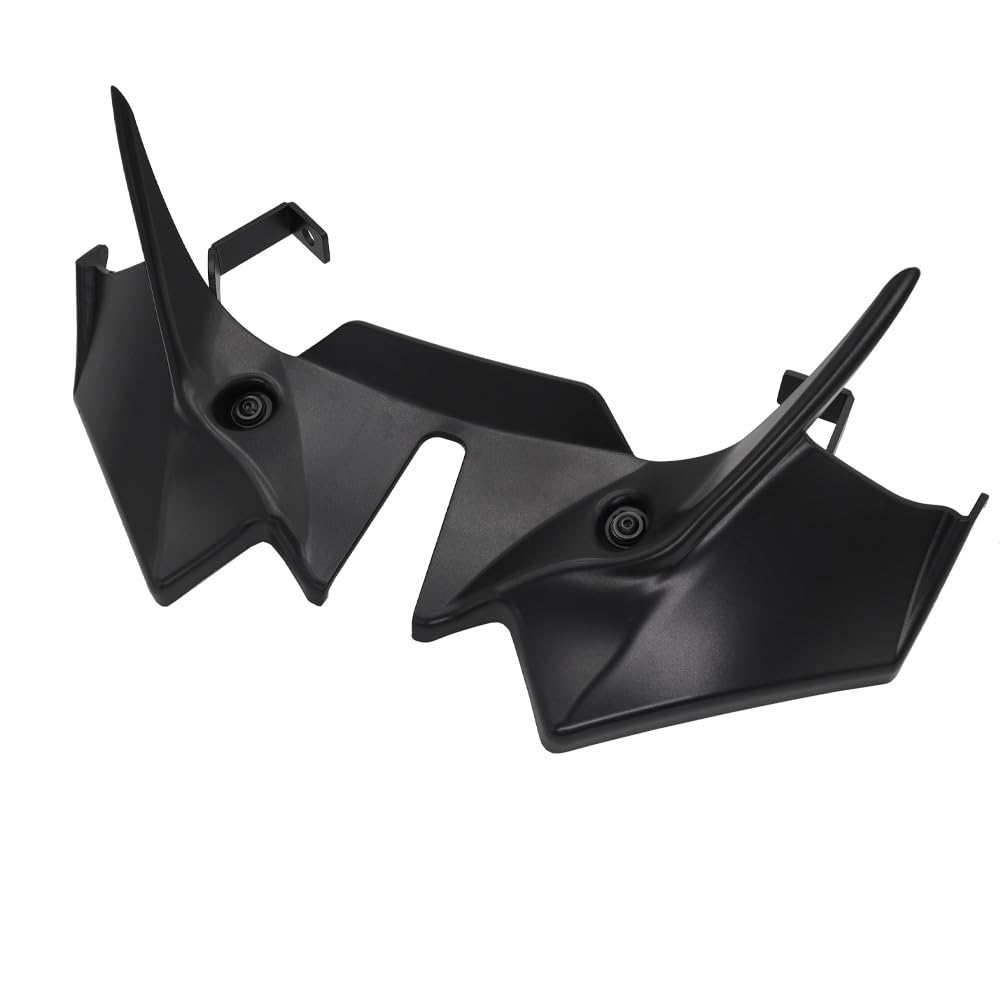 Alerón Aerodinámico Delantero, Alerón Delantero de Moto Carenado Winglet Cubierta Aerodinámica Wing Trim para Kawasaki Z650 Z 650 z650 2021 2022 2023 2024 (patrón de Fibra de Carbono)