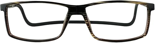 Miniatura 2 de Clic Gafas de lectura magnéticas con bloqueo de luz azul de Slastik, banda plegable suave, lectores de computadora con patillas ajustables, Trevi