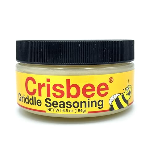Comparison: Best Oil For Seasoning A Griddle 6 Crisbee® Griddle Seasoning - 6.5oz - 2-in-1 Seasoning for Blackstone Griddle, Cast Iron and Carbon Steel Cookware - Family Made in USA