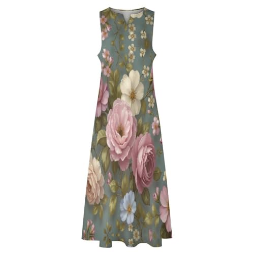 Robe lâche grande taille solution confort anti-chaleur col V