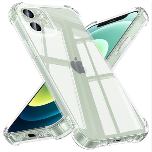 Vancle Case for iPhone 12mini Phone Case Camera Protection Ultra Slim Clear Soft TPU Case for iPhone 12 mini 5.4-inch Anti-Scratch Shockproof Bumper Cover