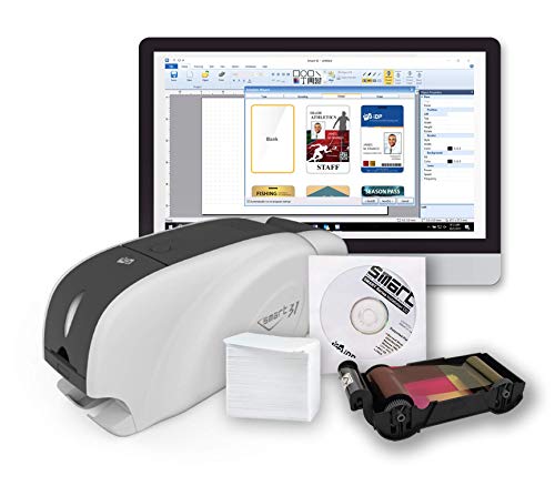 IDP SMART-31 Series ID Card Duplex Printer Kit with Software, Manual &...