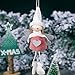 Produktbild SGKJ Weihnachtsbaumschmuck Engel Puppe Anhänger Plüsch Weihnachtspuppe Weihnachten Handwerk Elfen Anhänger,Rosa