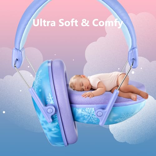 Image of ProCase Kids Noise Cancelling Headphones Ear Hearing Protection, Snowflake
