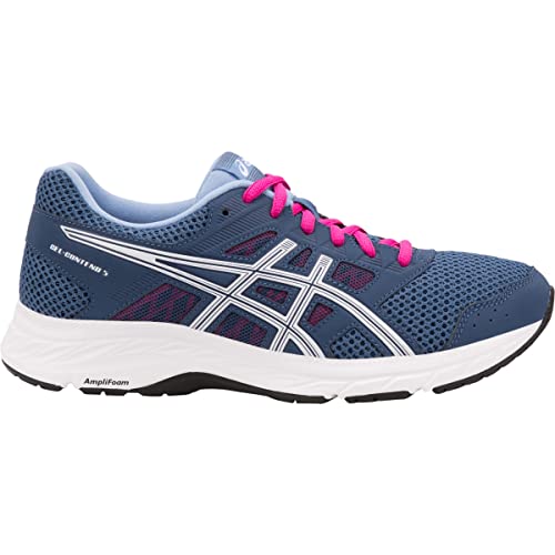 ASICS Women's Gel-Contend 5 Running Shoes, 5, Grand Shark/White