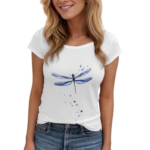 Women's Floral T-Shirts Graphic Loose Tees Sunflower Graphic Summer Short Sleeve Boho Casual Tops