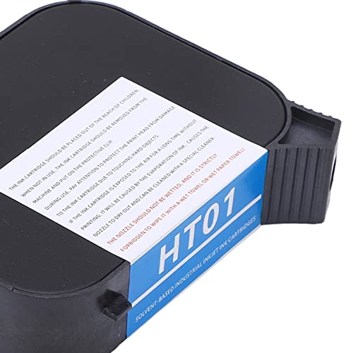 ViaGasaFamido Cartouche d'encre pour Imprimante à Jet d'encre Cartouche d'encre pour Imprimante Portable HT01 42ML Remplacement de Cartouche D'imprimante à Jet d'encre à Séchage Rapide 12,7
