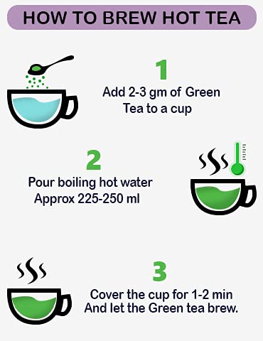 Image of Blue Nectar Amritanadi Darjeeling Chamomile Green Tea for Detox and Calmness (50 grams | 25 cups)