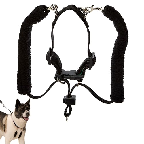 Original Sporn Halter - Extra Large Size No Pull Dog Harness for Large Dogs That Pull - Adjustable, Lightweight & Anti-Choke Dog Halter Harness for Training & Walking Strong Pullers, XL, Black