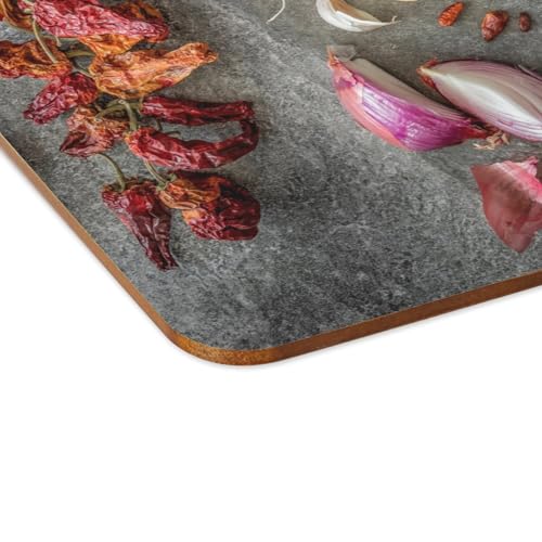 Sets de table en liège napperons cuisine espagnole art de la table poisson lot de 4 grand format