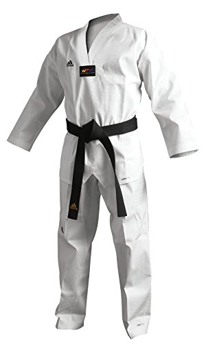 adidas ADICHAMP 3 TKD Uniform - v-Neck White - 2