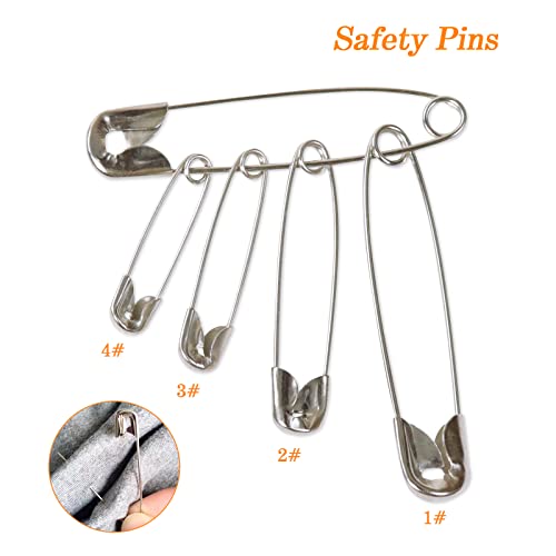 Redamancy 250 Pezzi Spille da Balia, 4 Misure