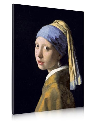 DECORARTS Girl With a Pearl Earring Canvas Wall Art, 35x28