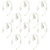 Lieferumfang: 10 x Headset-Mikrofon. Entwickelt für den Einsatz auf der Bühne, Gotteshäusern, Moderatoren, Sendern, Fernsehmoderatoren, Dozenten, Musikern, Schauspielern, Sängern