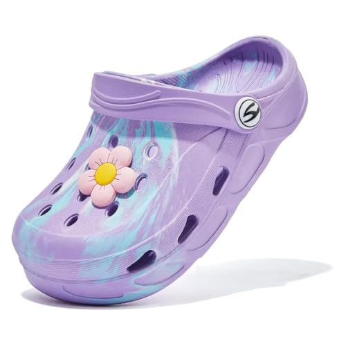HOBIBEAR Unisex Kinder Classic Clogs Gartenschuhe Mädchen Jungen rutschfeste atmungsaktive Strand Sandalen