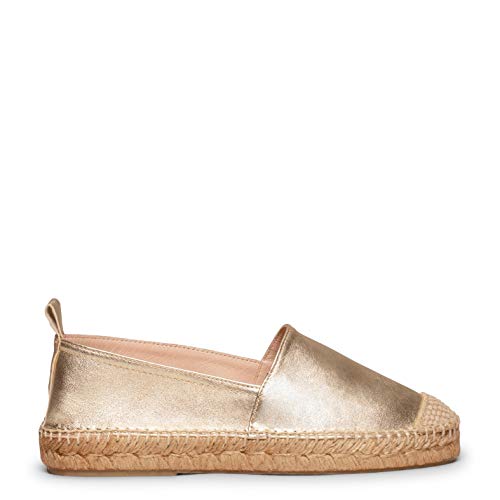 Alpargata Zapatilla de Esparto Dorada para Mujer