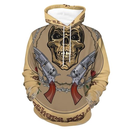 Pull pour homme femme S avec imprimé crâne vintage pour vos sorties