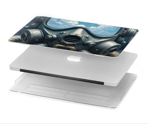 Coque MacBook Pro 14 ultra-ajustée Fighter Pilot avec aération active - 3