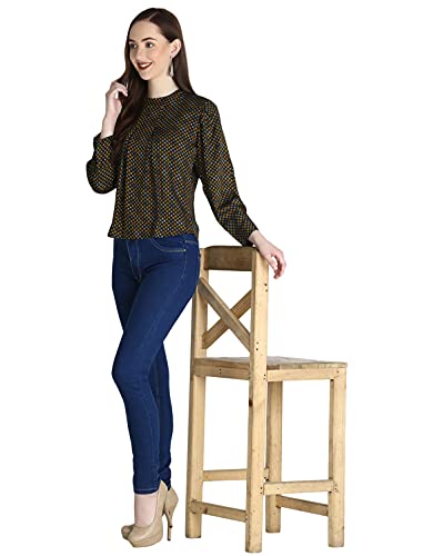 Image of DHRUVI TRENDZ Women's Regular Fit Shirt