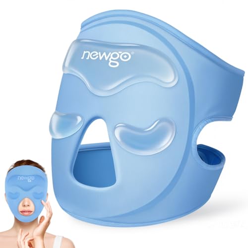 NEWGO Ice Pack Face Ice Mask for Puffy Eyes, Cooling...