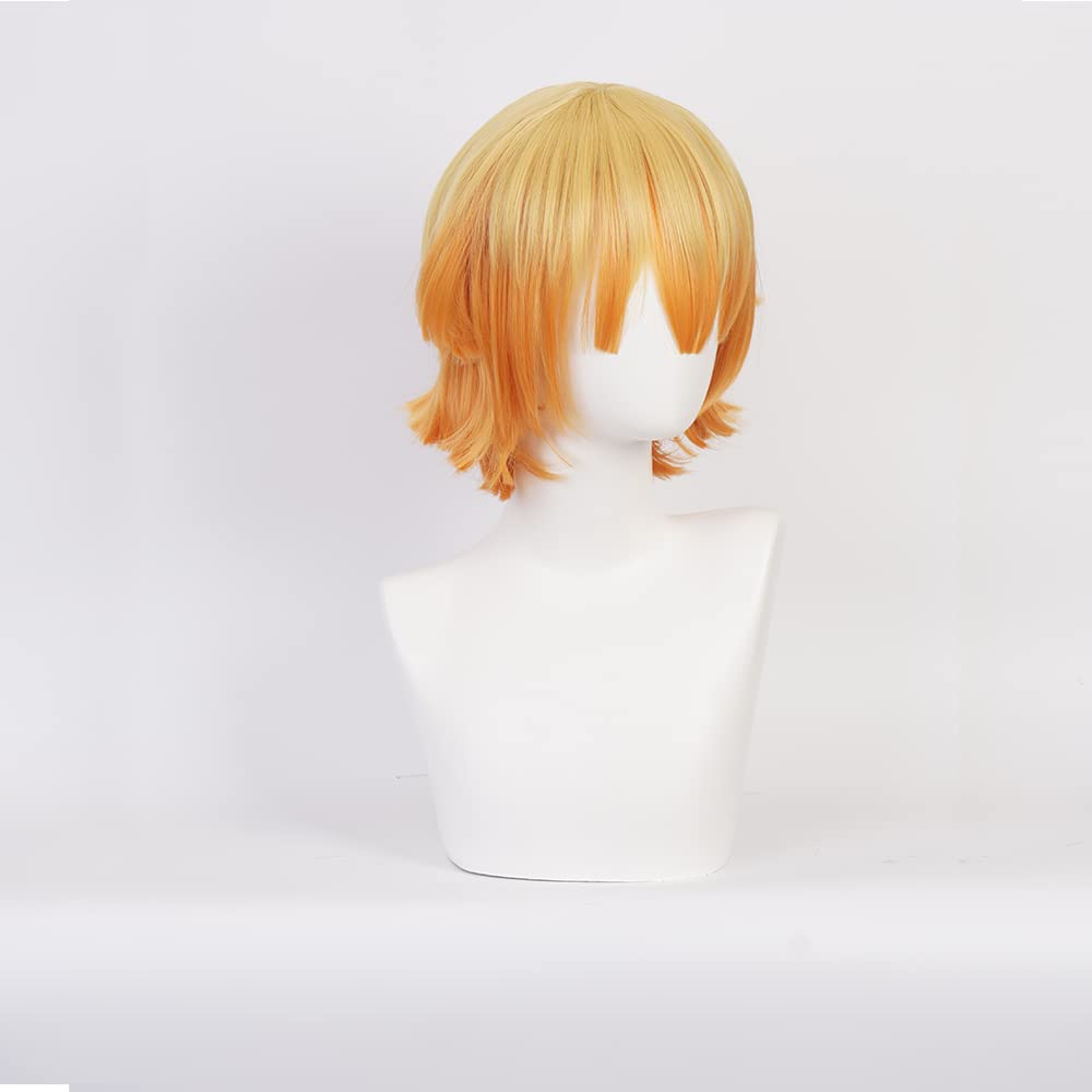 OSIAS Peluca de Cosplay de Agatsuma Zenitsu para Hombre y Niño — view 3